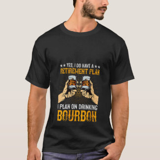 Dam I Planerar Att Dricka Bourbon Pensionering Dri T Shirt