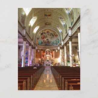 Dam i Pompeji Church Postcard Vykort