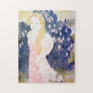 Dam i Rosa Dress, Maurice Denis Pussel