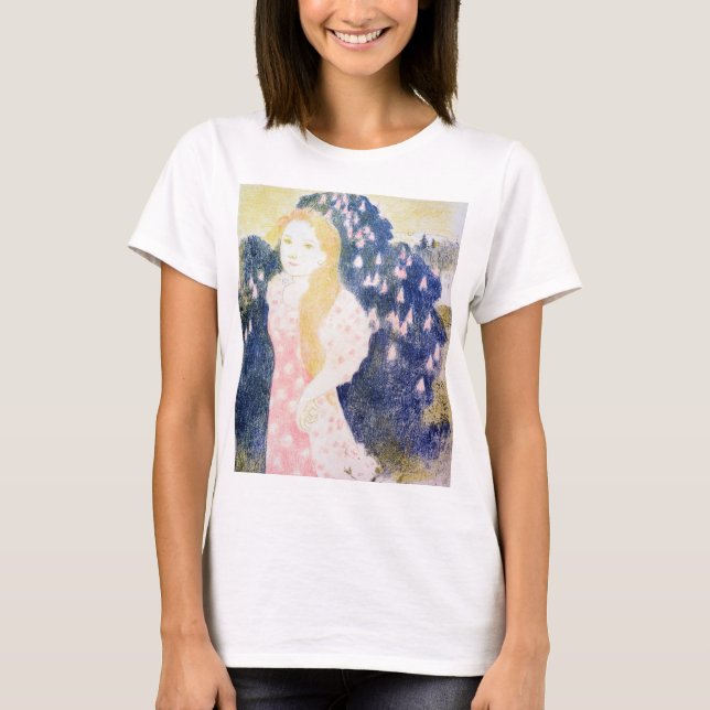 Dam i Rosa Dress, Maurice Denis T Shirt (Framsida)
