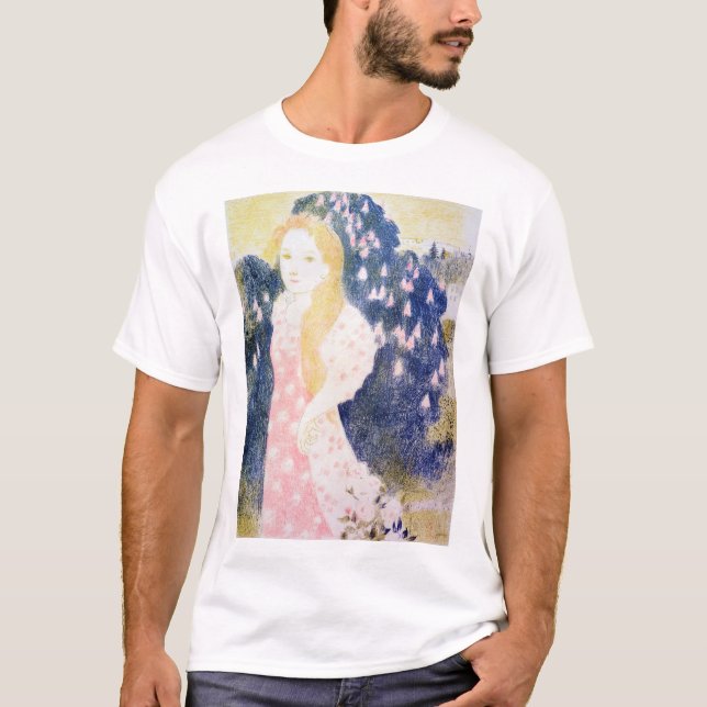 Dam i Rosa Dress, Maurice Denis T Shirt (Framsida)