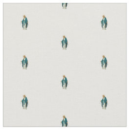 Dam i Rosary mönster väv Tyg