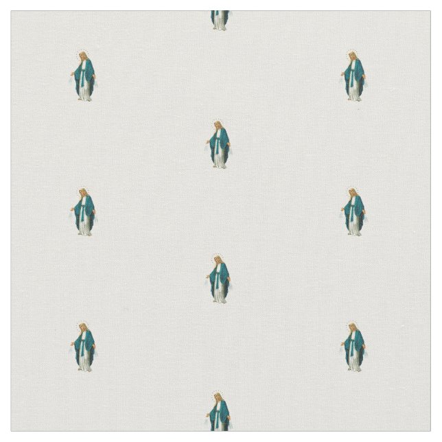 Dam i Rosary mönster väv Tyg (Närbild)