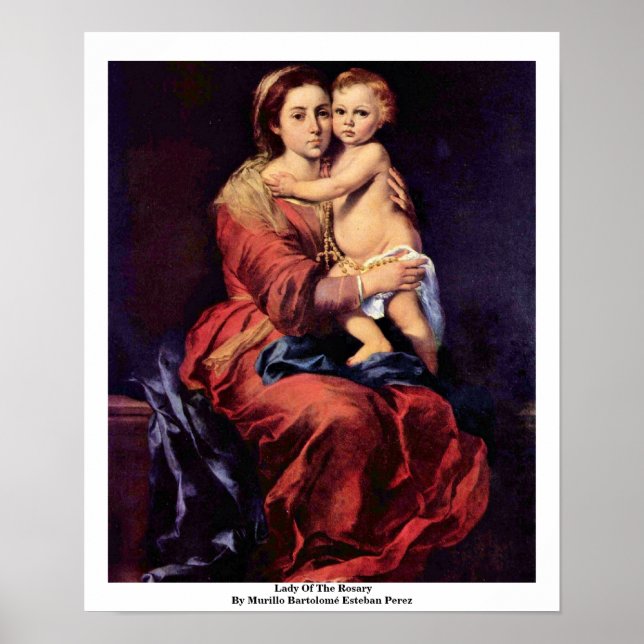 Dam i Rosary Poster (Framsidan)