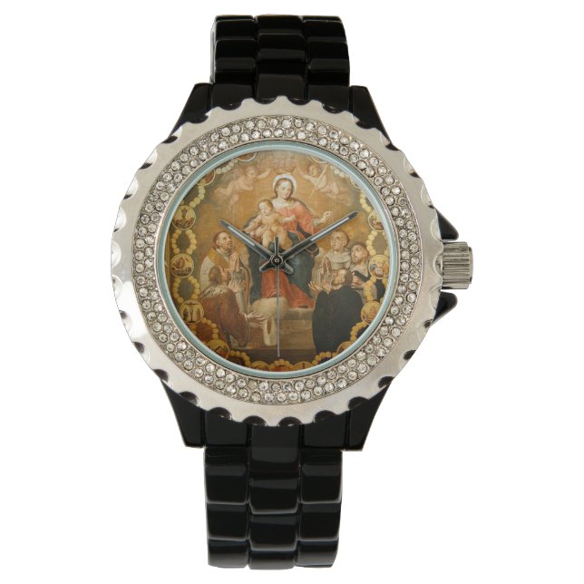 Dam i Rosary Women's Watch Armbandsur (Framsida)