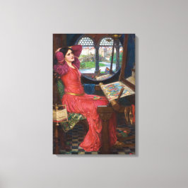 Dam i Shallot av John William Waterhouse Canvastryck