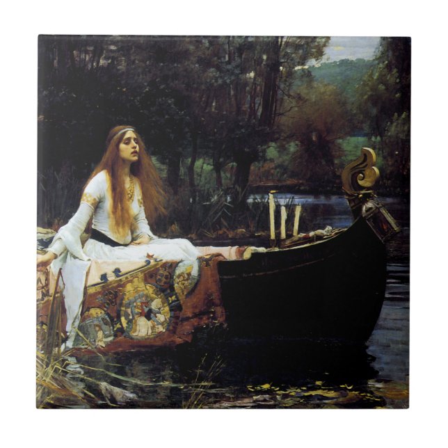 Dam i Shallot Kakelplatta (Framsidan)