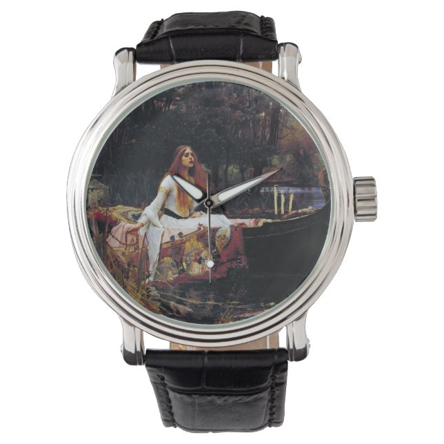 Dam i Shallot på JW Waterhouse Fine Art Armbandsur (Framsida)