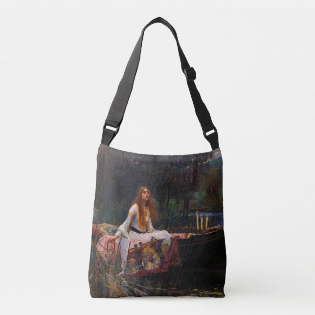Dam i Shalott av John William Waterhouse Axelväska (Framsida)