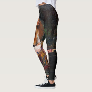 Dam i Shalott av John William Waterhouse Leggings