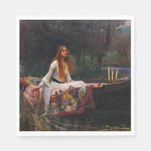 Dam i Shalott av John William Waterhouse Pappersservett