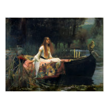 Dam i Shalott av John William Waterhouse