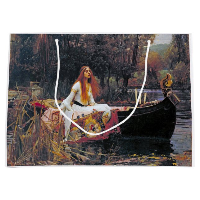 Dam i Shalott, John William Waterhouse (Framsidan)