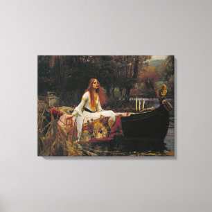 Dam i Shalott, John William Waterhouse Canvastryck