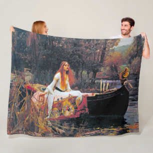 Dam i Shalott, John William Waterhouse Fleecefilt