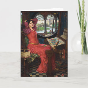 Dam i Shalott John William Waterhouse Kort
