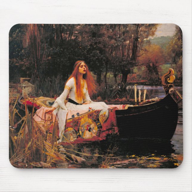Dam i Shalott John William Waterhouse Musmatta (Framsidan)