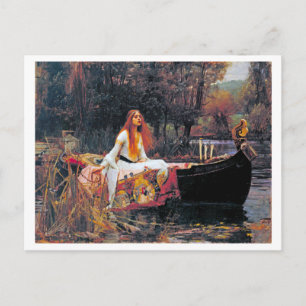 Dam i Shalott, John William Waterhouse Vykort