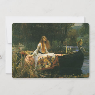 Dam i Shalott on Boat av John William Waterhouse