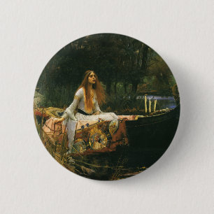 Dam i Shalott on Boat av John William Waterhouse Knapp