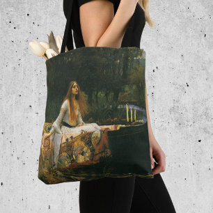 Dam i Shalott on Boat av John William Waterhouse Tygkasse