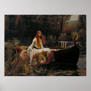 Dam i Shalott Poster