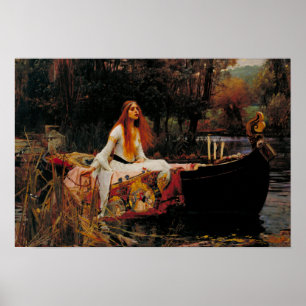 Dam i Shalott Poster