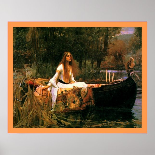 Dam i Shalott Poster (Framsidan)