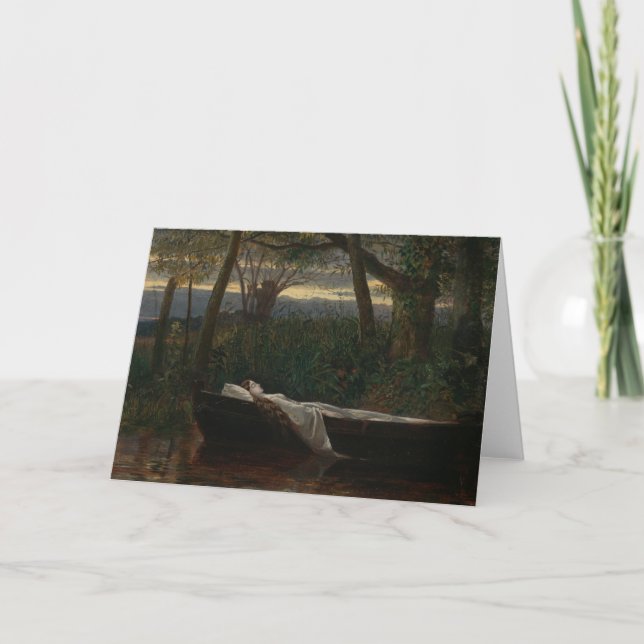 Dam i Shalott | Walter Crane Kort (Framsida)