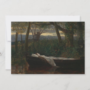 Dam i Shalott Walter Crane Kort