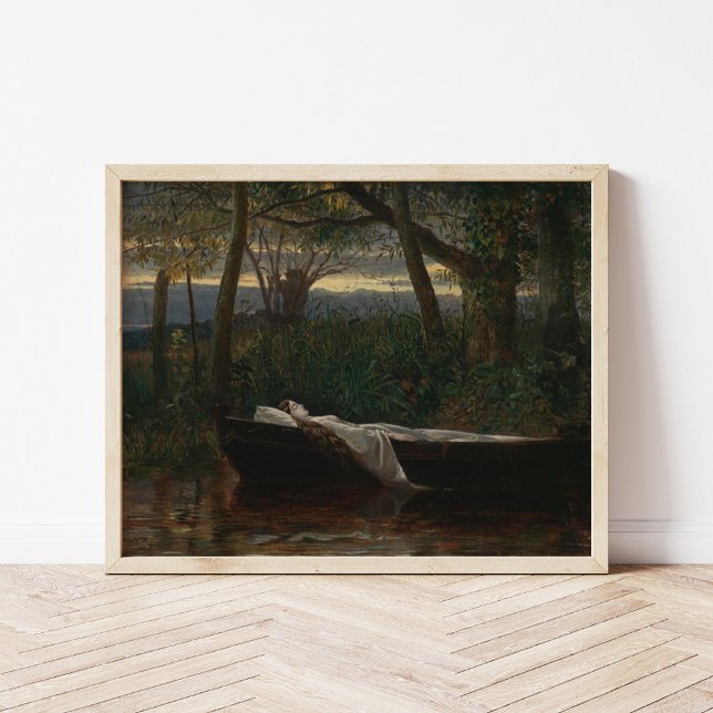 Dam i Shalott | Walter Crane Poster (Skapare uppladdad)