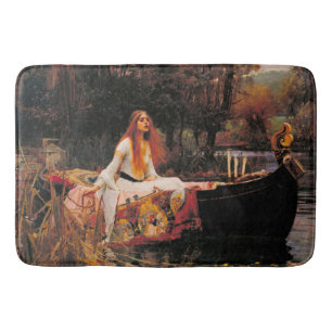 Dam i Shalott Waterhouse Art Badrumsmatta