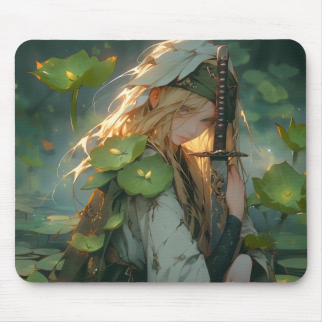 Dam i Sjö Anime Fantasy Musmatta (Framsidan)