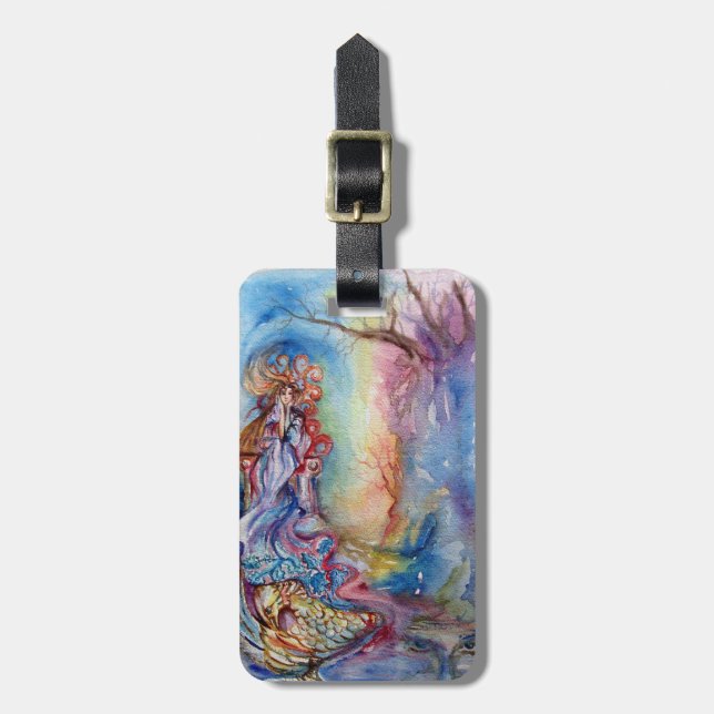 DAM i SJÖ / Magic and Mystry- Parchment Bagagebricka (Vertikal Framsida)