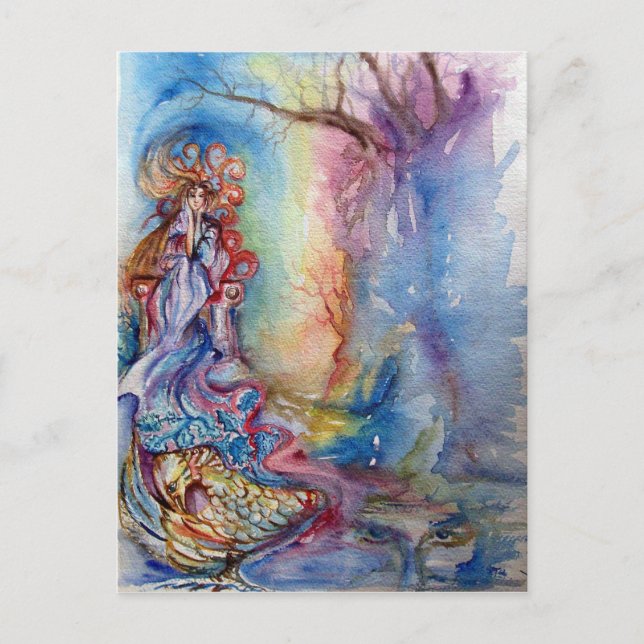 DAM i SJÖ, magiska och mysterier Vykort (Framsida)