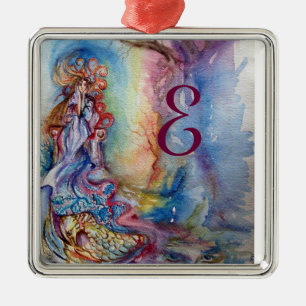 DAM i SJÖ, magiska och mystiska monogram Julgransprydnad Metall