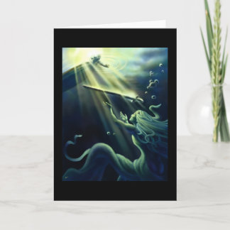 Dam i Sjö som uppvisar Excalibur Kort