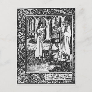 Dam i Sjö telleth Arthur Vykort