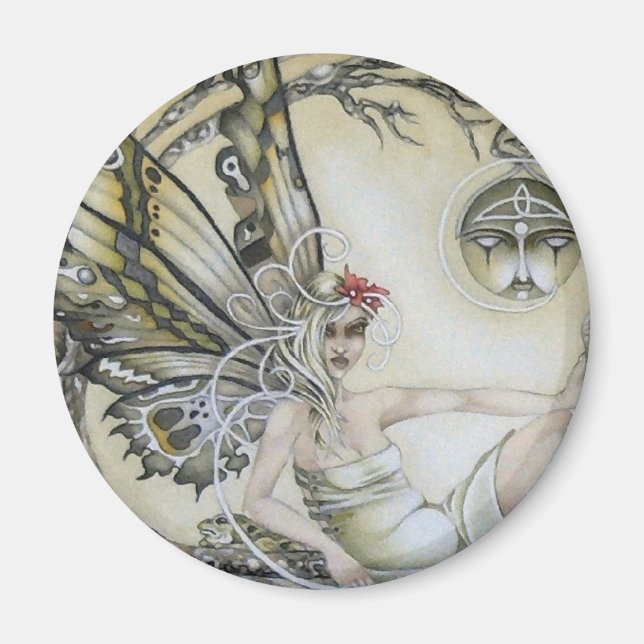 Dam i skogen magnet (Framsidan)