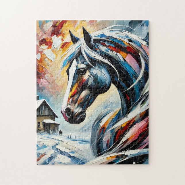 Dam i Snö 250 Biet-pussel Pussel (Vertikal)