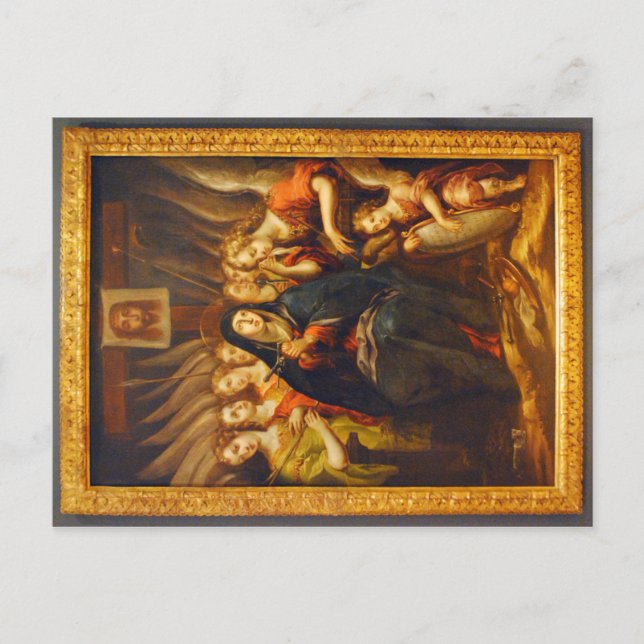 Dam i Sorrows vykort (Framsida)