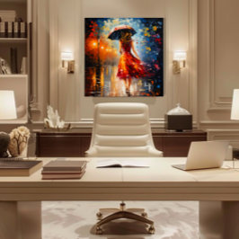 Dam i Spanien Canvastryck