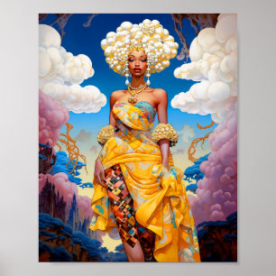Dam i Surreal World American Art Poster