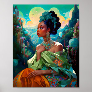 Dam i Surreal World American Art Poster