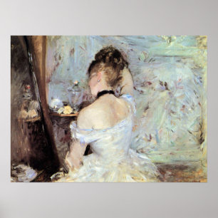 Dam i Toilet av Berthe Morisot Poster
