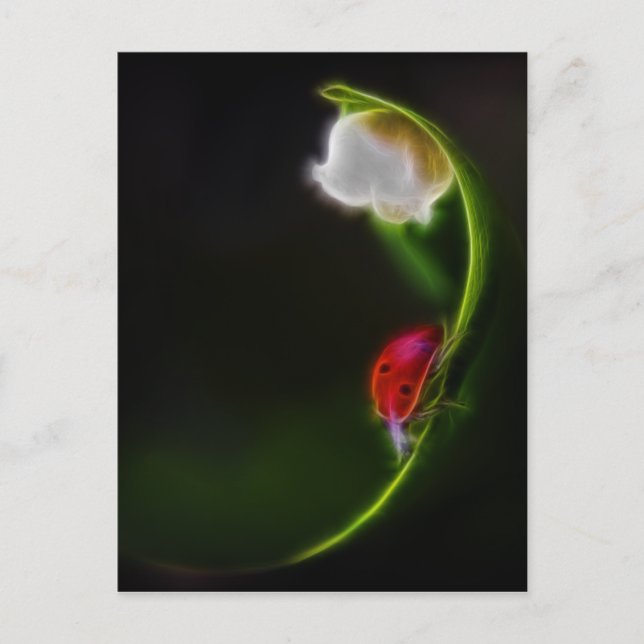 Dam i Valley Vykort (Framsida)