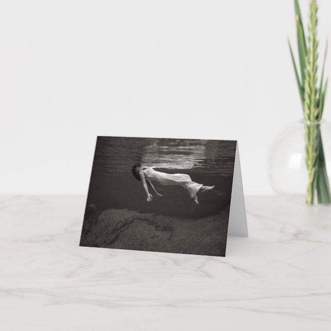 Dam i vatten kort (Framsida)