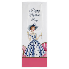 Dam i Vintage Dress Laed Two Champagnes Gift Bag