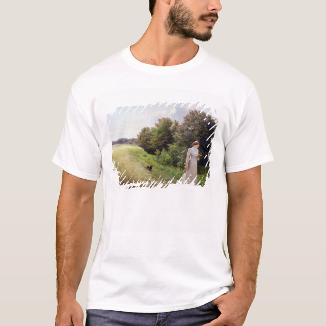 Dam i vitläsning t-shirt (Framsida)