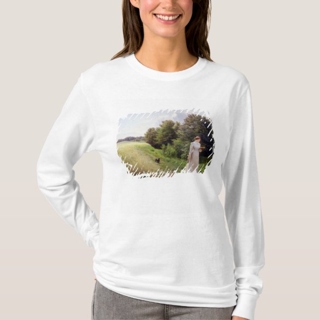 Dam i vitläsning tee shirt (Framsida)